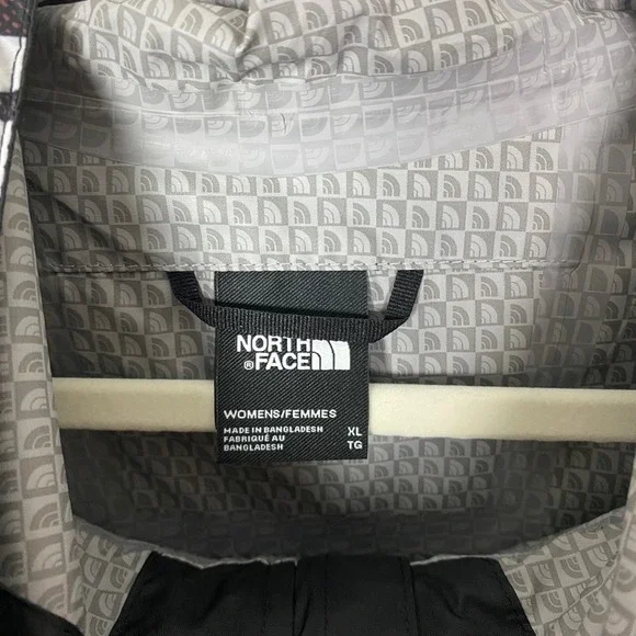 The North Face Antora Printed Jacket DryVent Rain Coat Womens XL Abstract - Picture 4 of 10